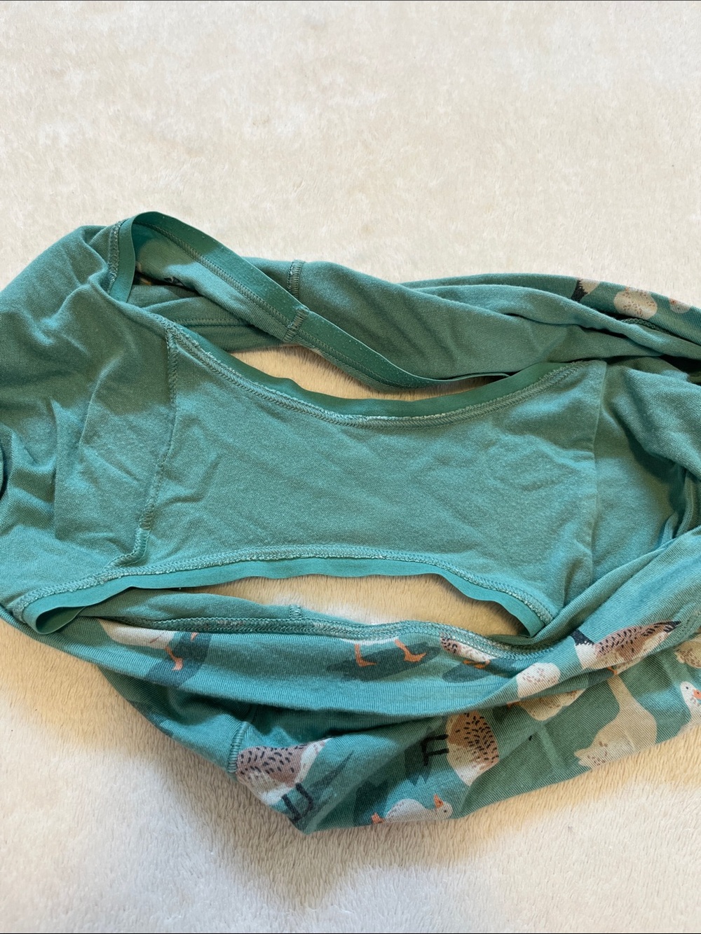 Duluth Trading Co Teal Goose & Duck Print Hipster Panties - Picture 8 of 8